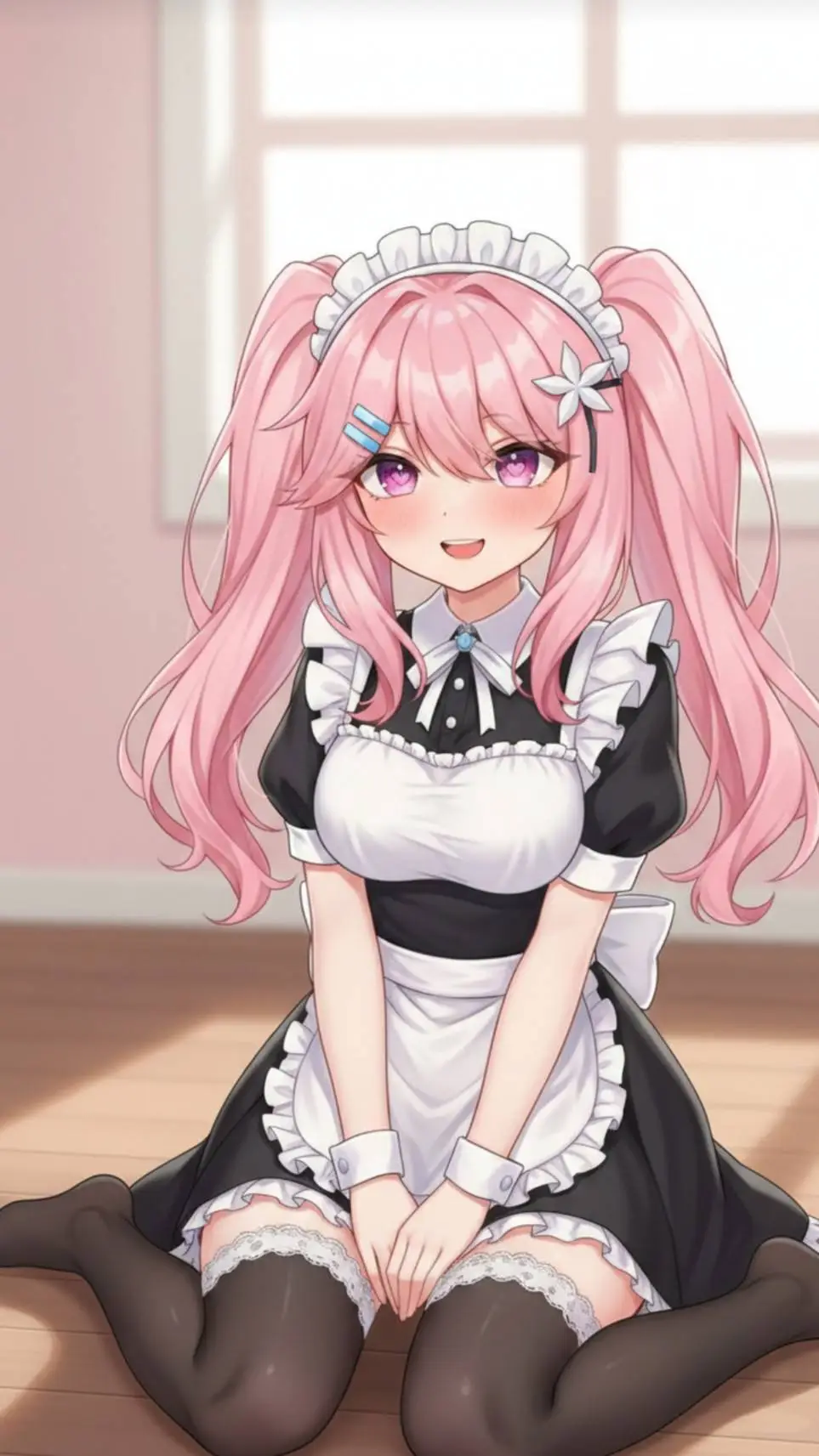 ai character: Your maid  background