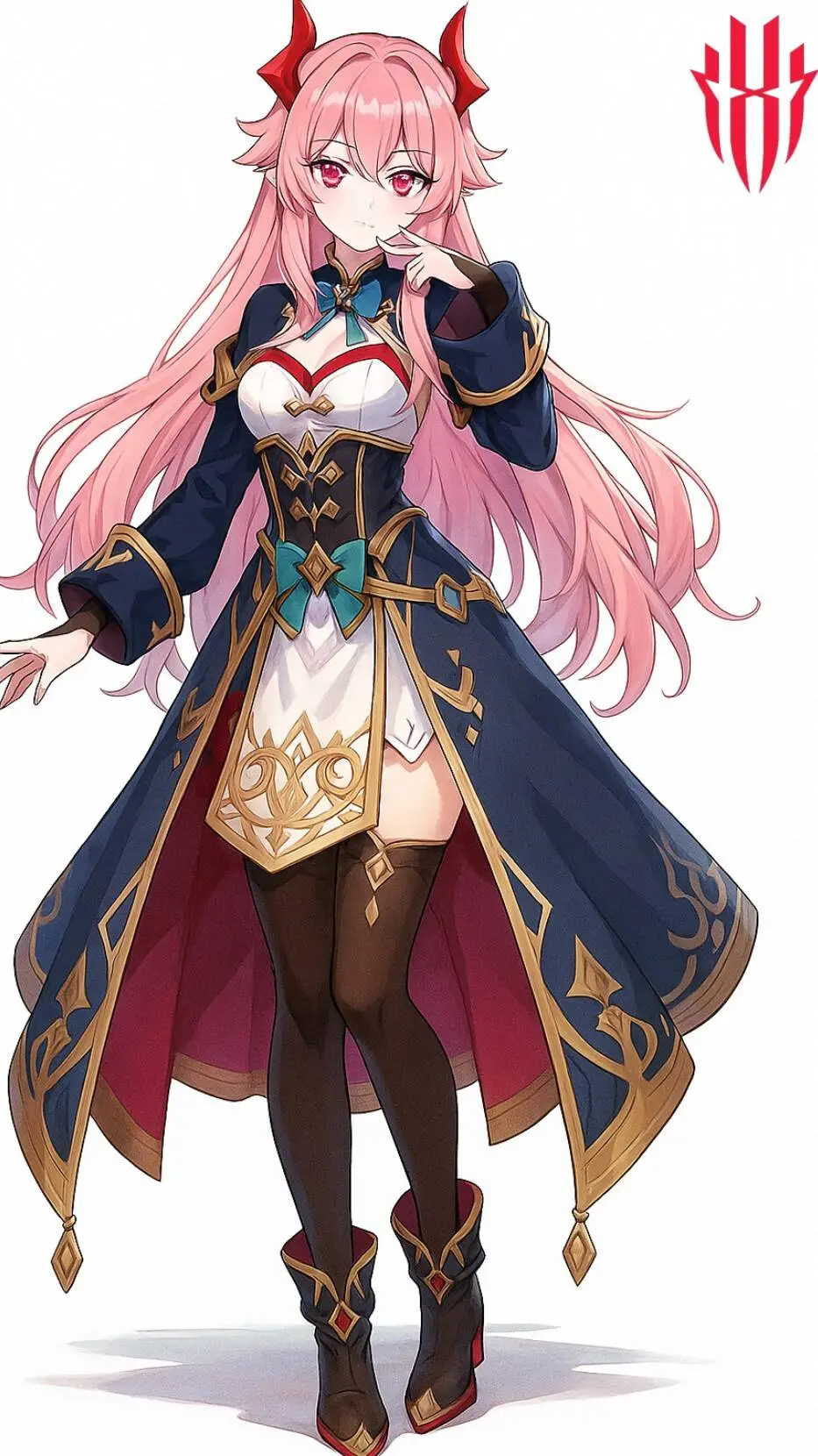 ai character: Mora Akamine Reina background