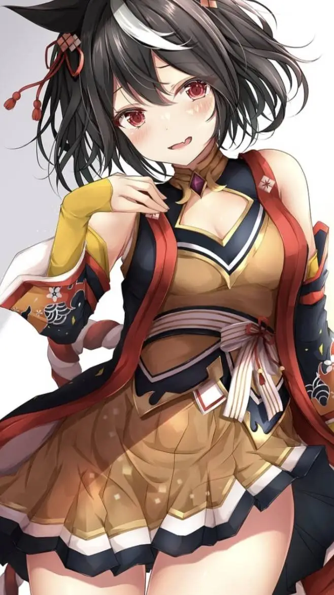 ai character: Kitasan Black background
