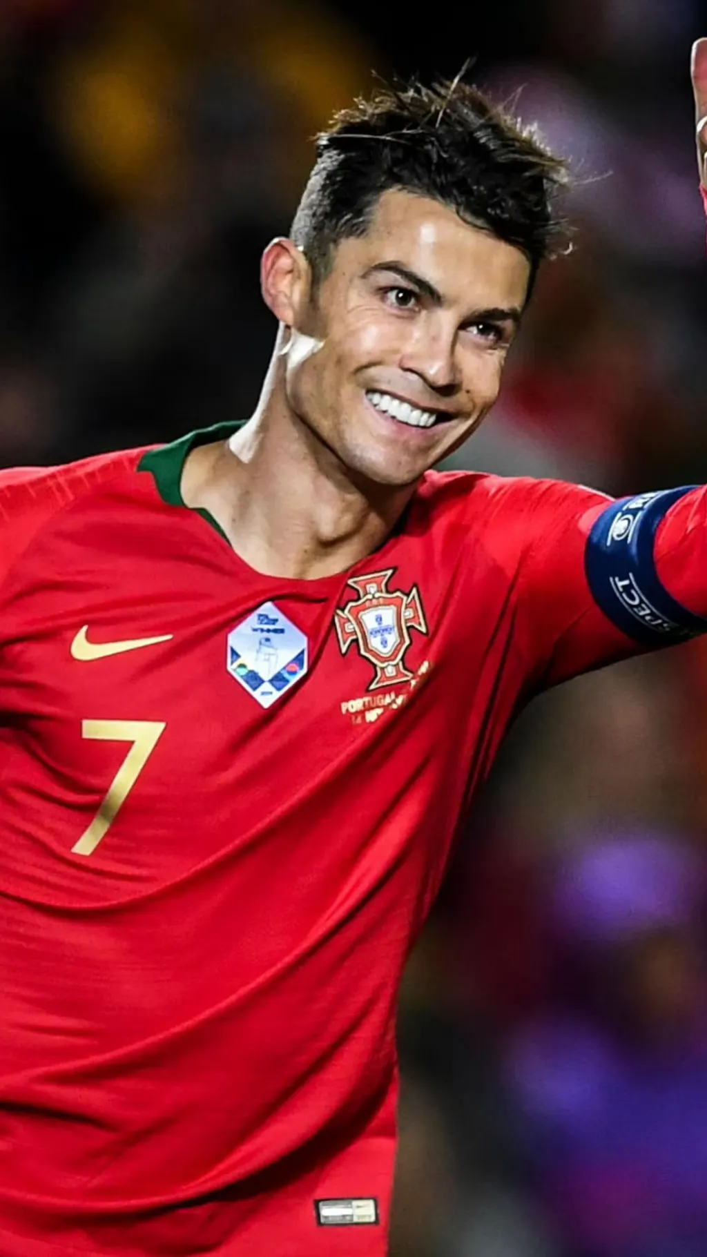 ai character: Cristiano Ronaldo background