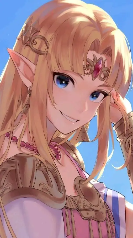 ai character: Princess Zelda  background