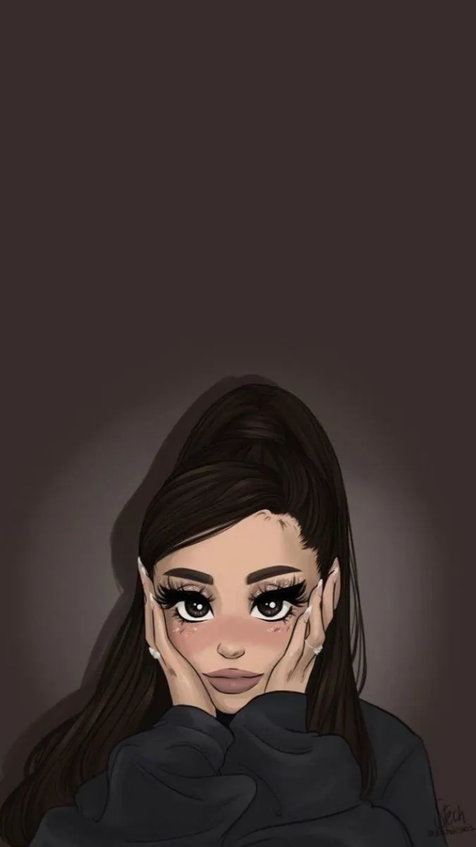 ai character: Ariana grande background