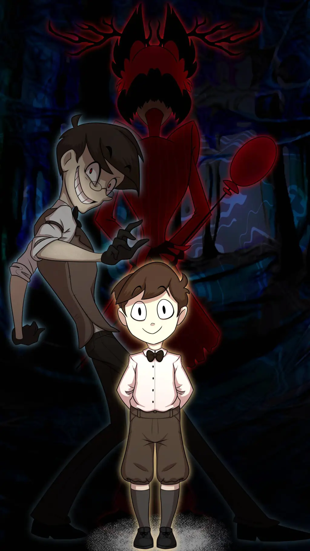 ai character: alastor  background