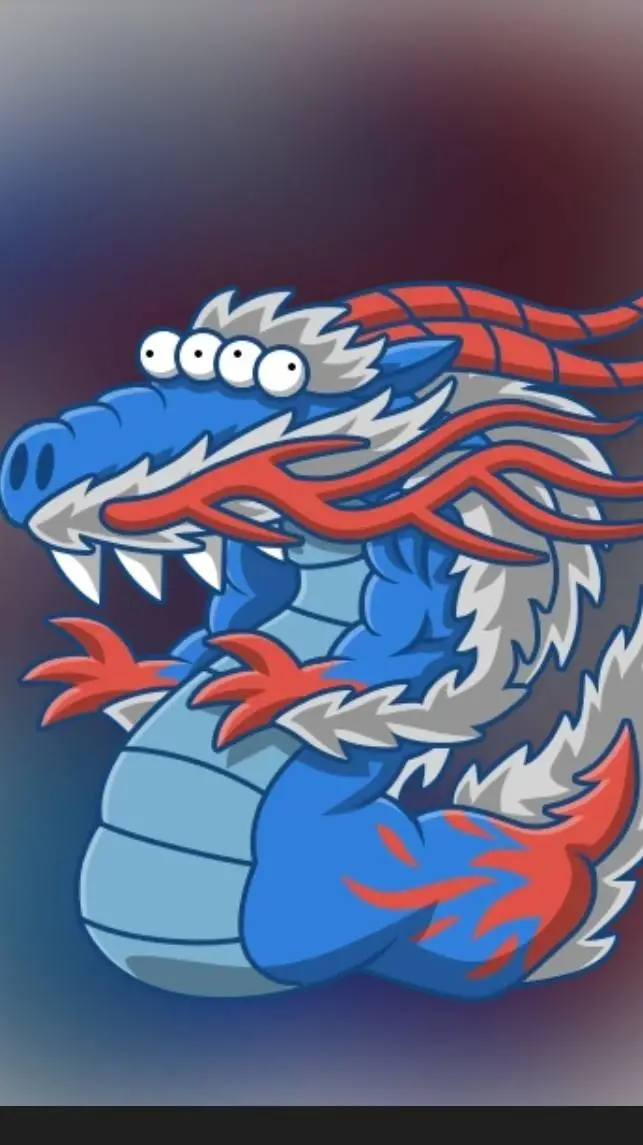 ai character: Azure dragon🐉 CDP background