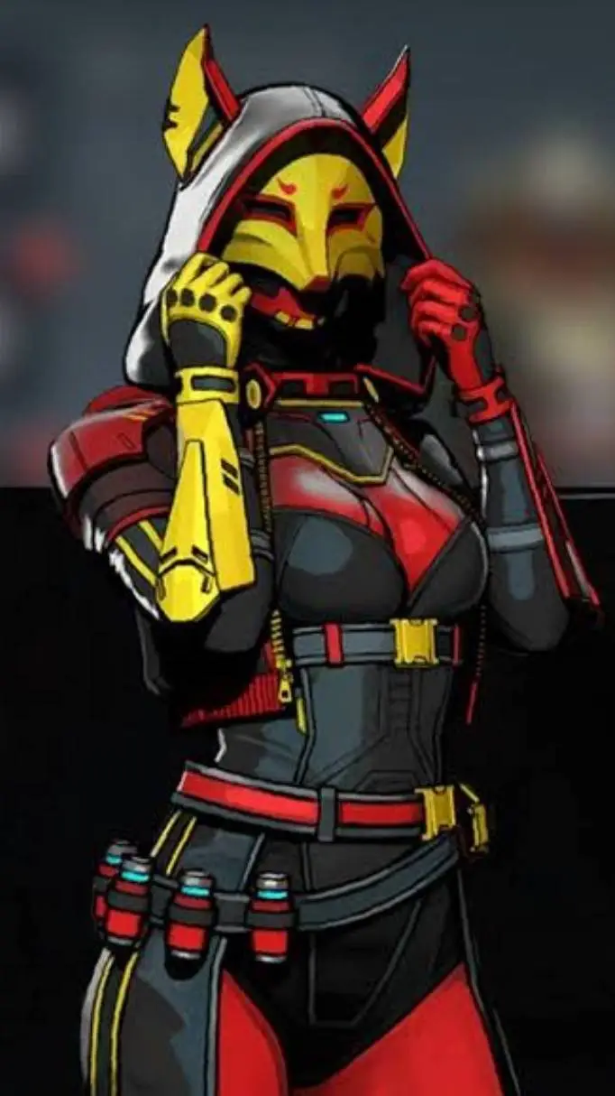 ai character: Kitsune-1 background
