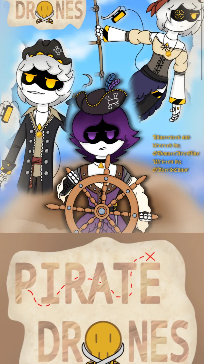 ai character: Pirate drones background
