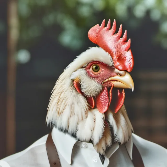 chat with ai character:  chicken jockey 