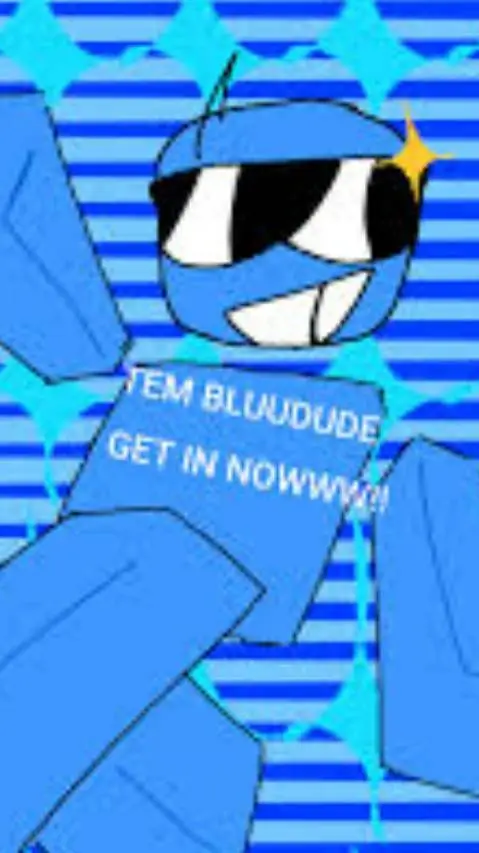 ai character: bluudud background
