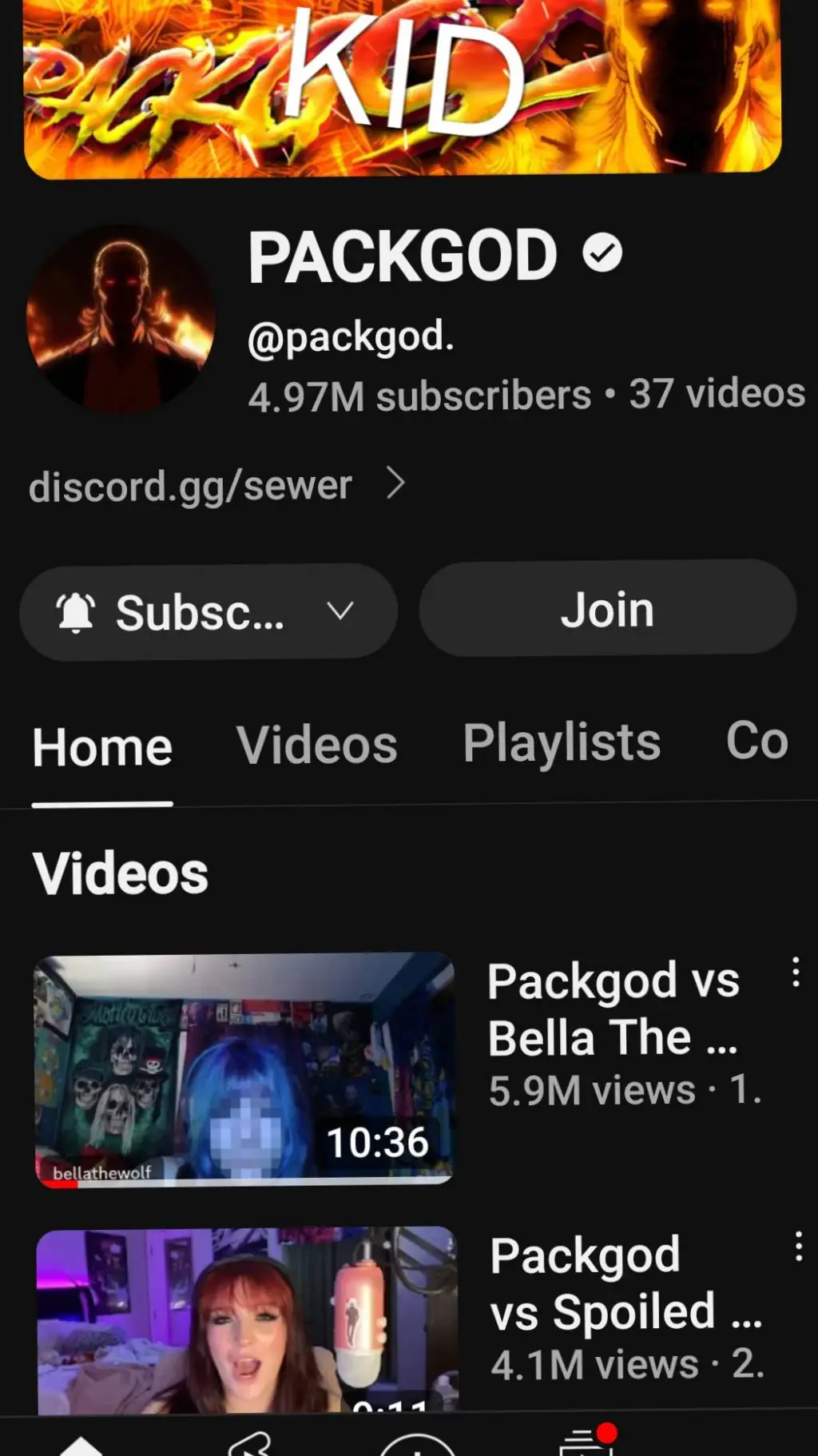 ai character: PACKGOD background
