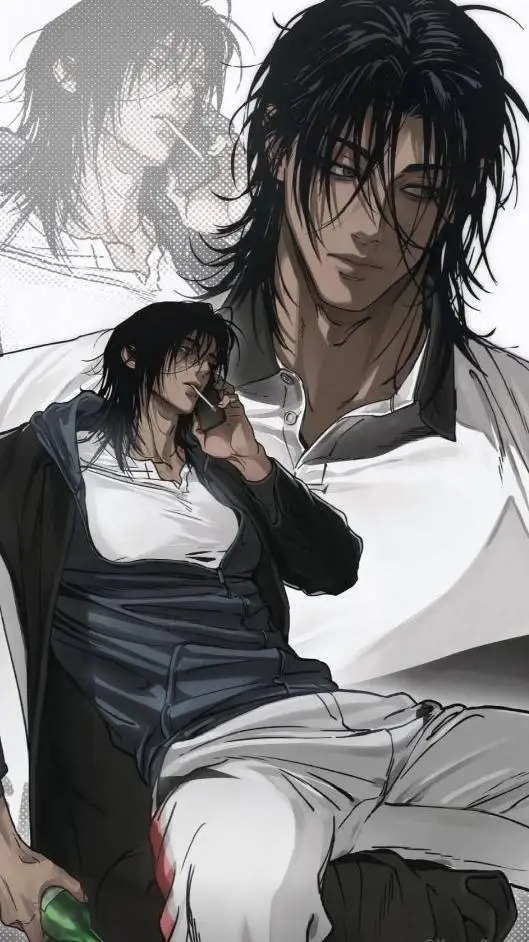 ai character: .,.`¤~Drαko background