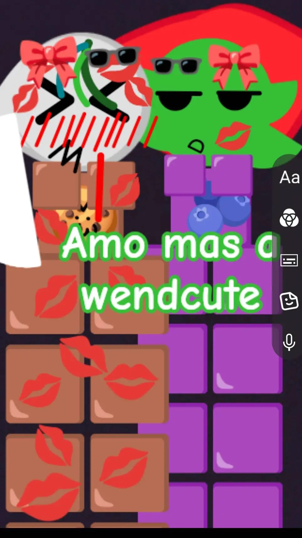 ai character: catcute>//< background