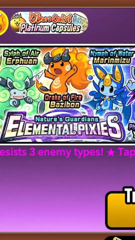 ai character: Elemental pixies background