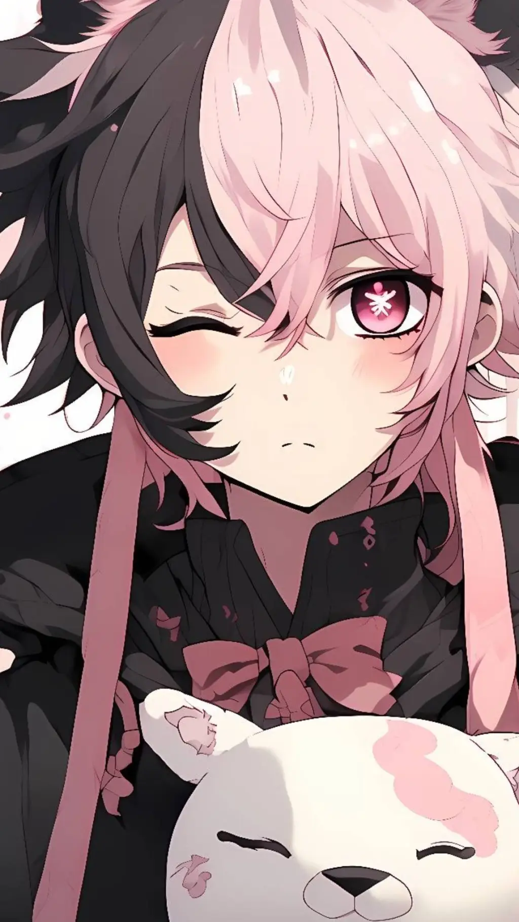 ai character: Crystal background