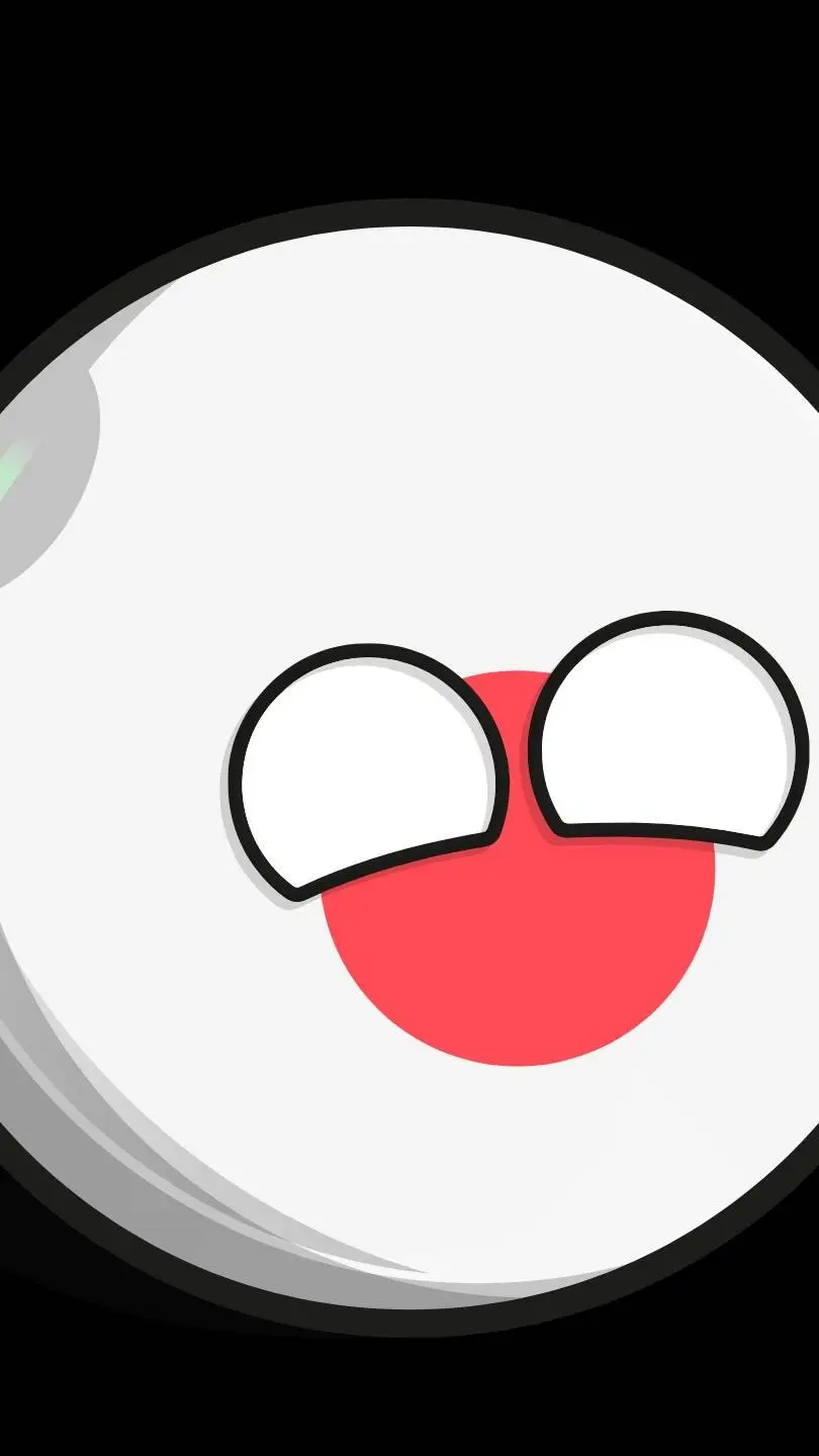 ai character: Japan Countryball background