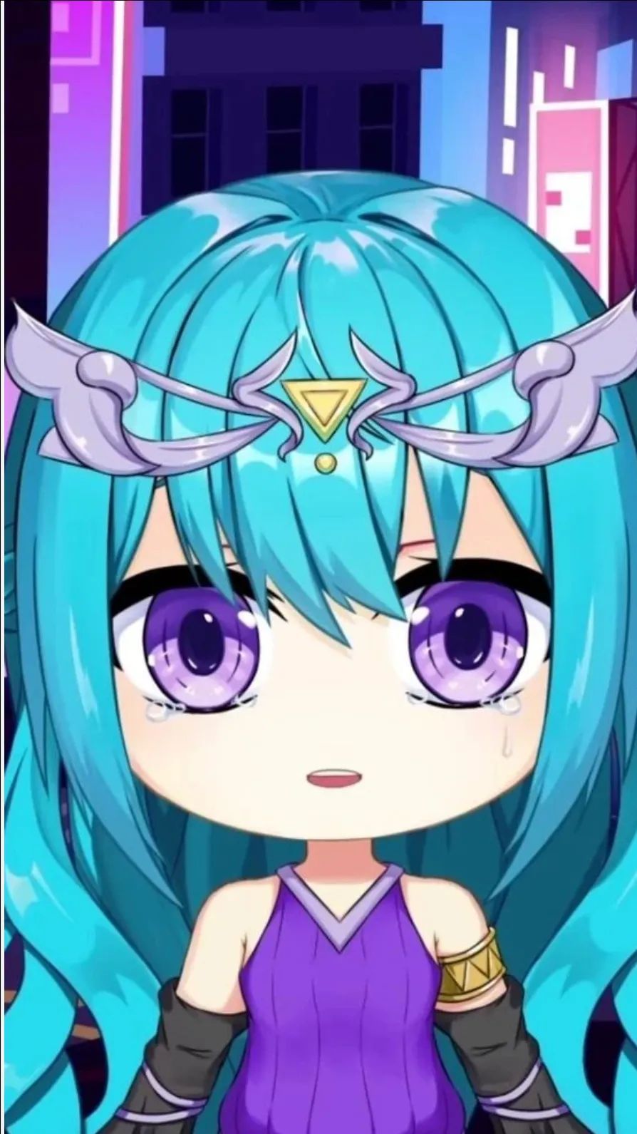 ai character: Lunar3cilps🪻 background