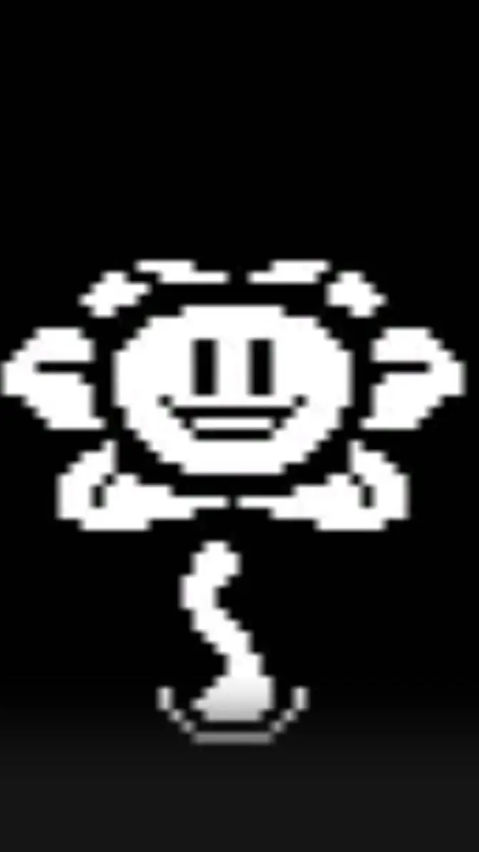 ai character: Flowey  background
