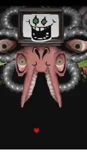 ai character: Photoshop Flowey  background