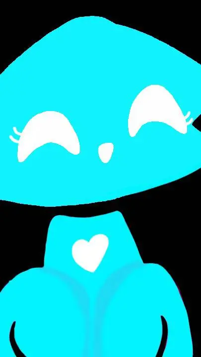 ai character: Patience 🩵 background