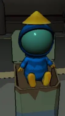 ai character: baby Aomng us 3d  background