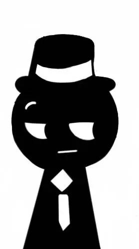 ai character: black  background