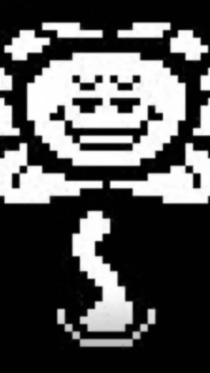 ai character: Flowey  background