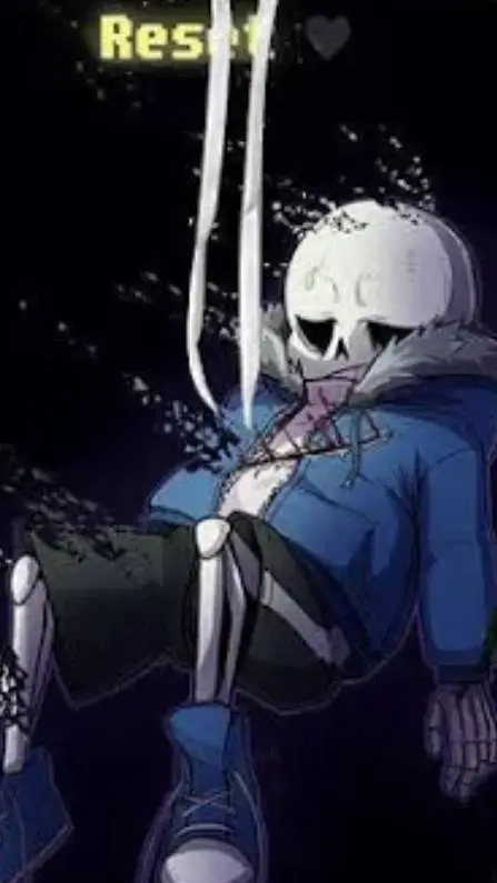 ai character: sans dans background