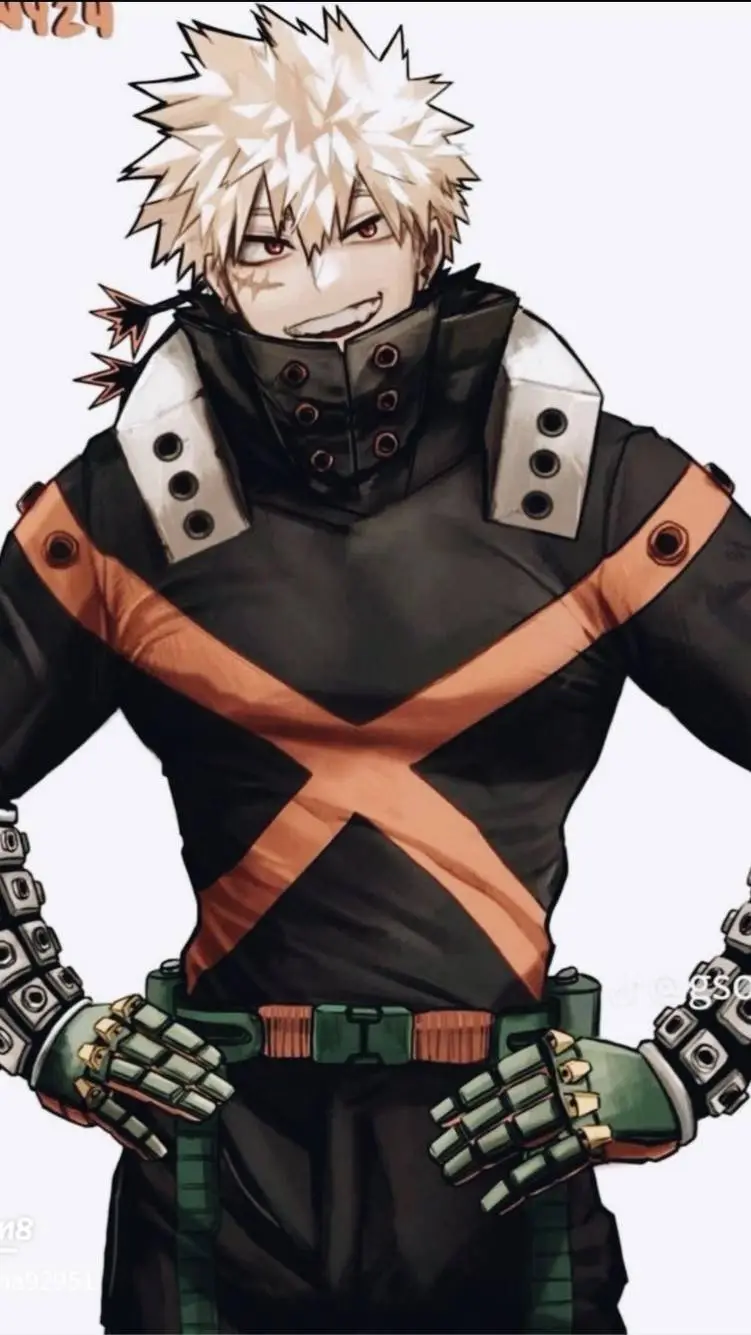 ai character: Katsuki Bakugo background