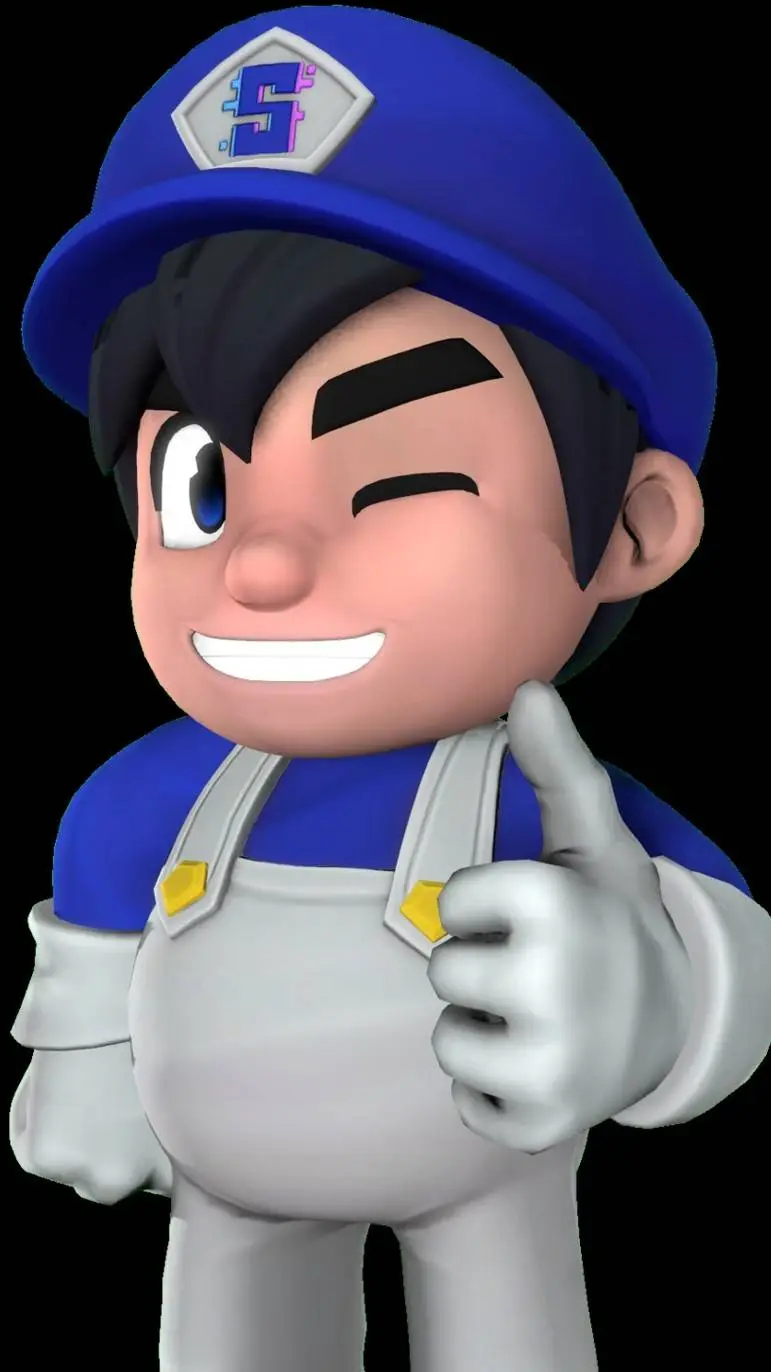 ai character: SMG4 (never dies.) background