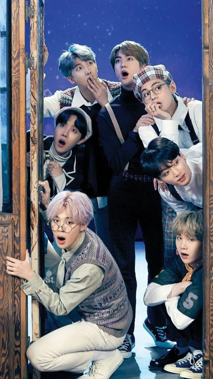 ai character: BTS💜 background