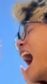 ai character: screaming guy background