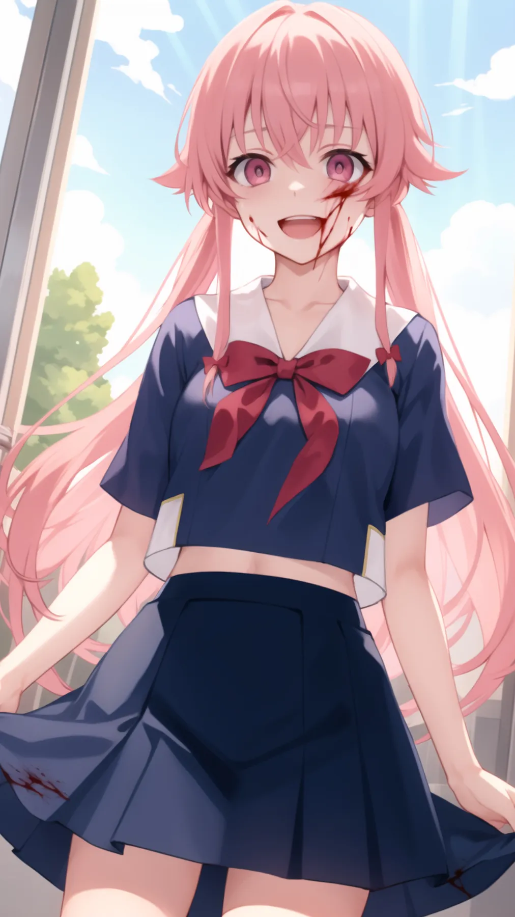 ai character: Yuno Gasai background