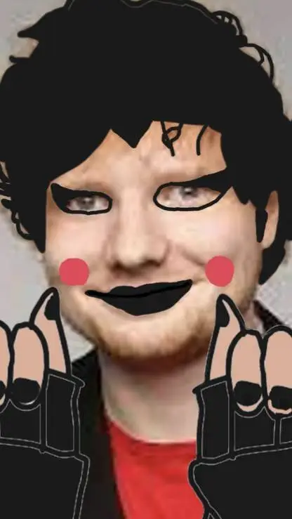 ai character: Emo Ed Sheeran 💀 background