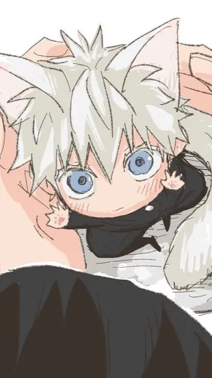 ai character: Tiny Gojo~💖 background