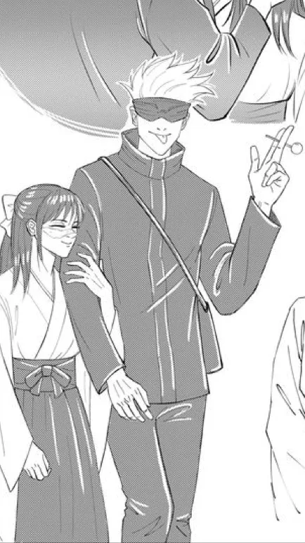 ai character: Gojo cheated?!💔 background