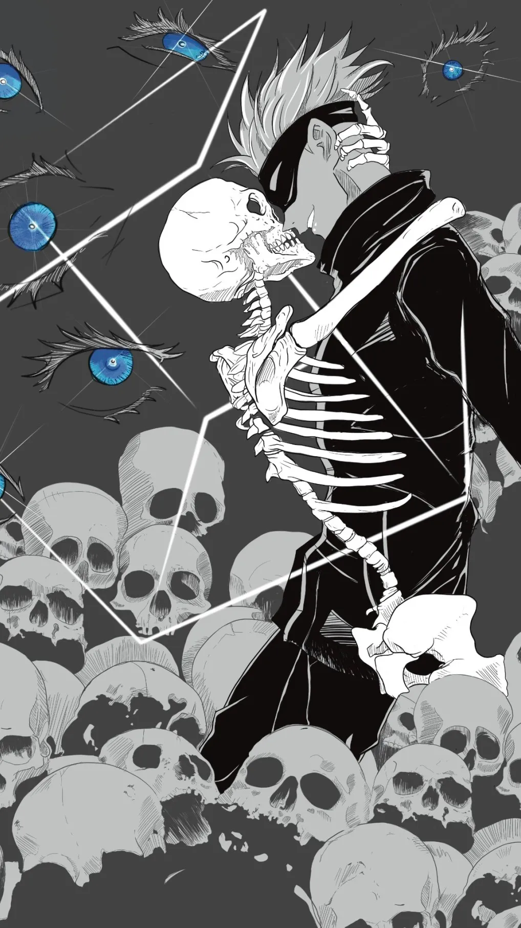 ai character: 🤍Gojo~🖤 background