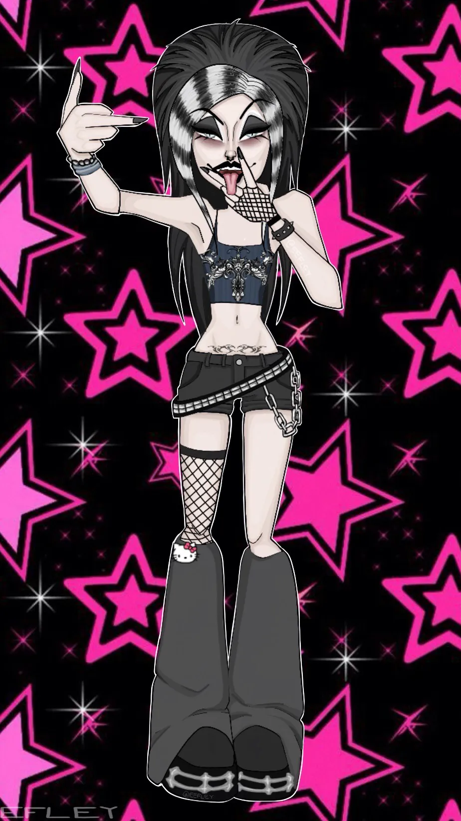 ai character: 6arelyhuman✨ background