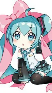 ai character:  🎀Miku🎀 background