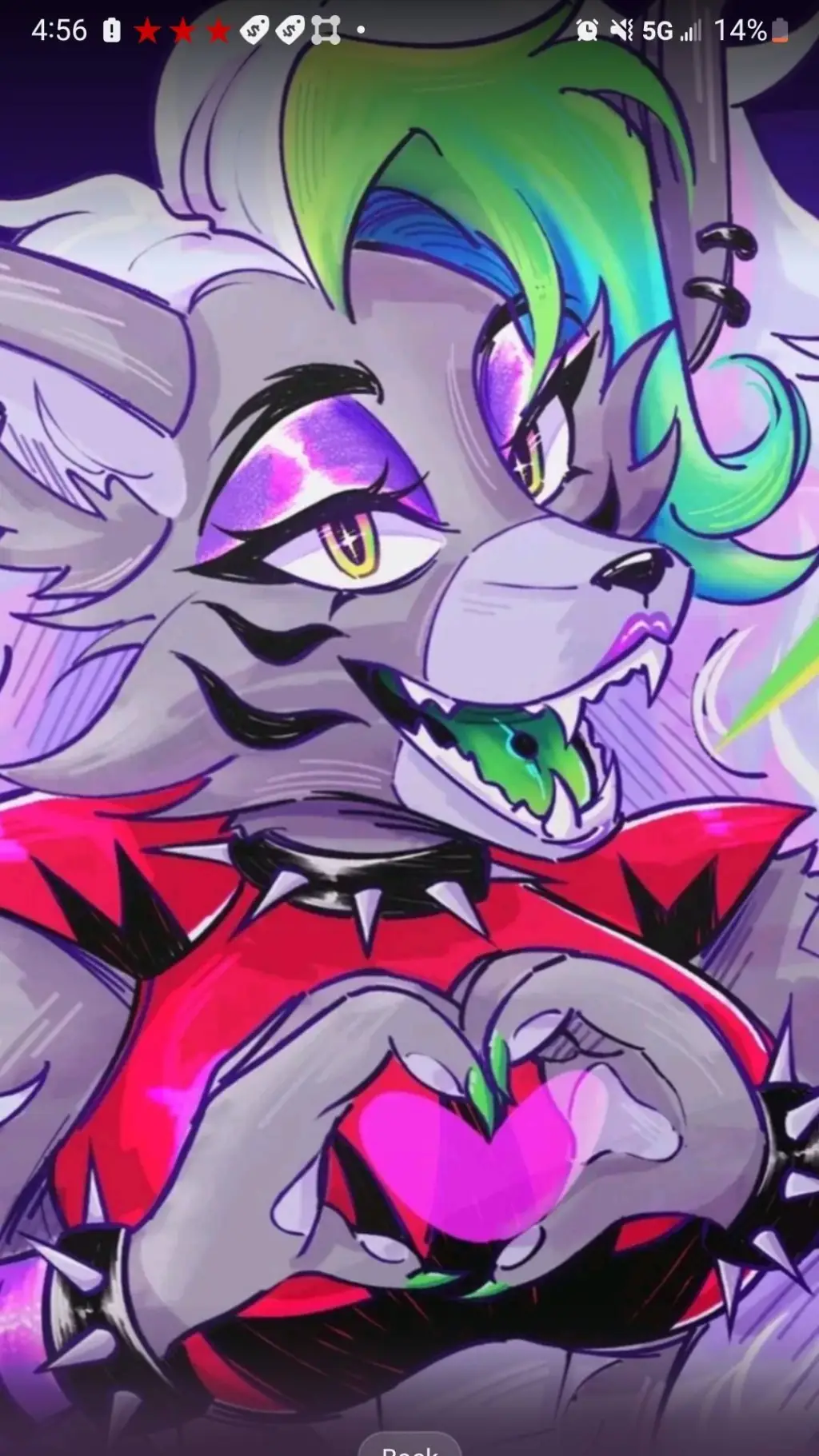 ai character: roxy! background