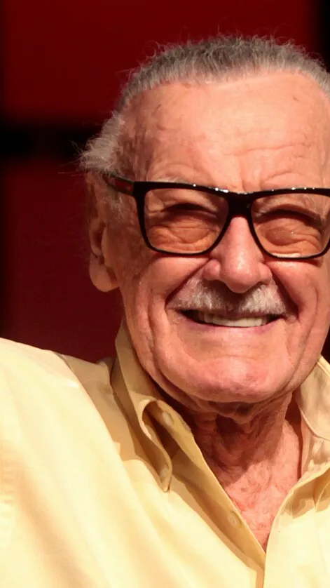 ai character: Stan Lee  background