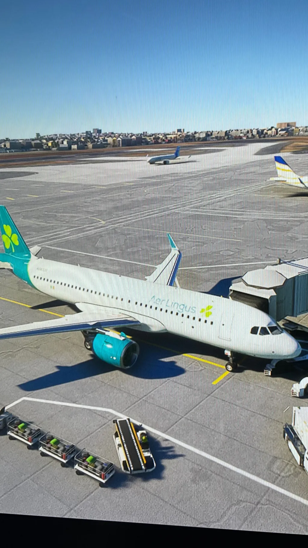 ai character: Aer lingus 592 background