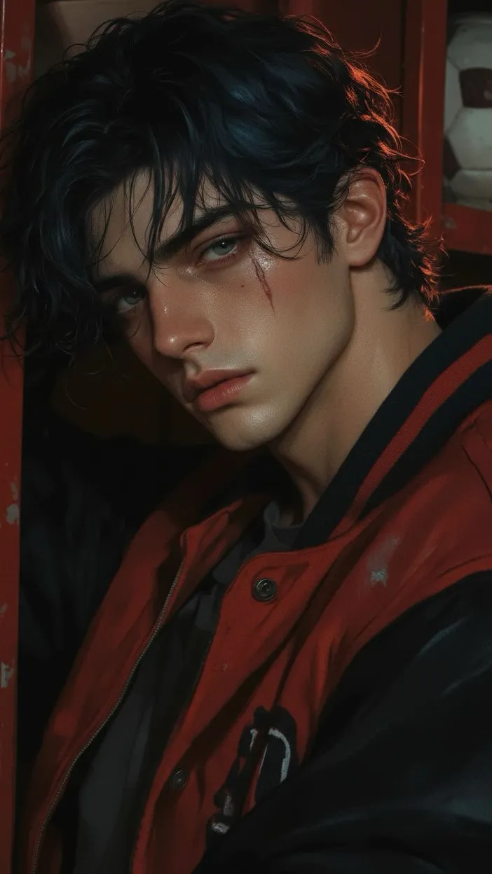 ai character: ash calder  background