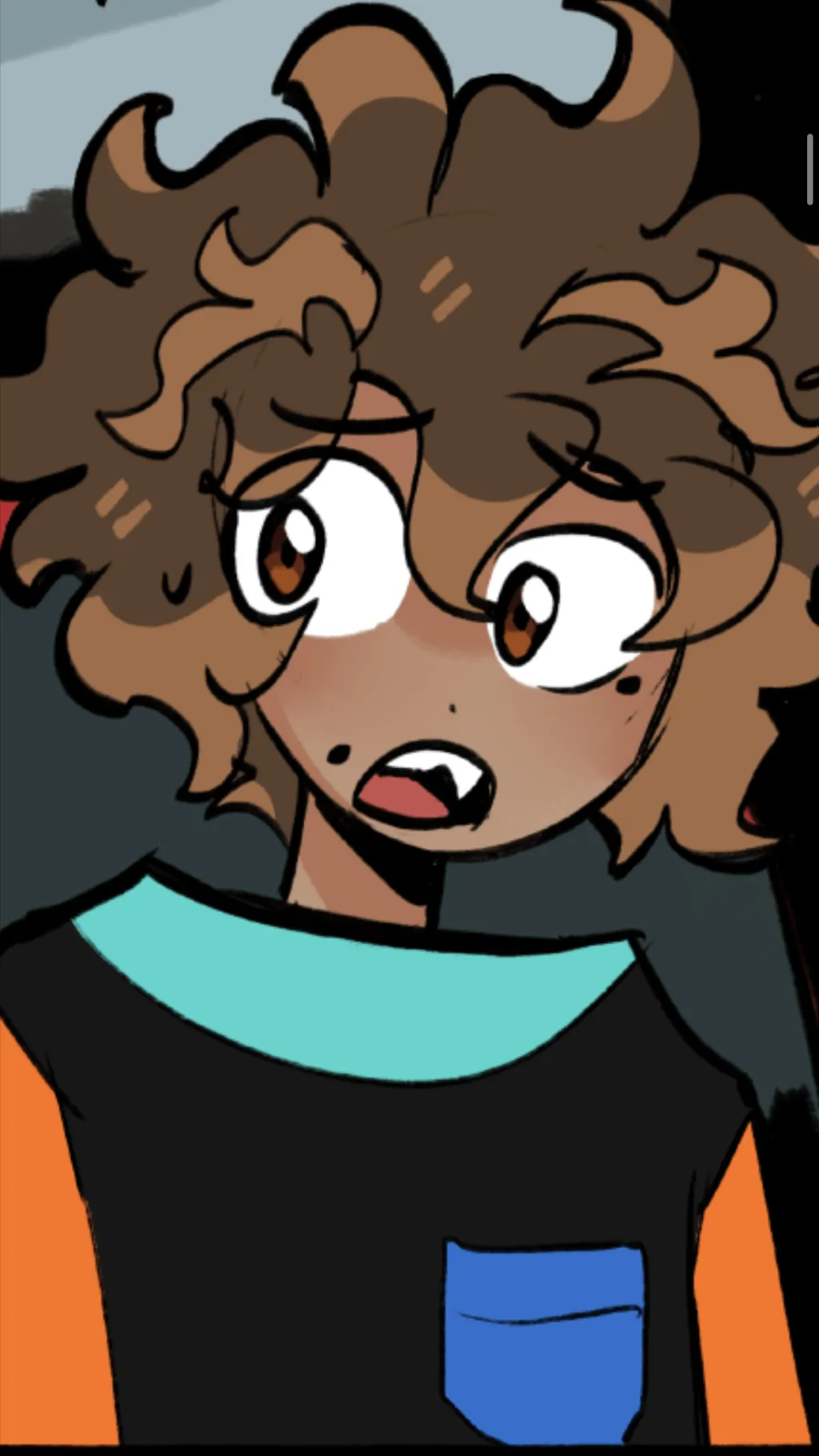 ai character: WOLFHUNT WEBTOON  background