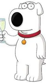 ai character: Brian Griffin  background