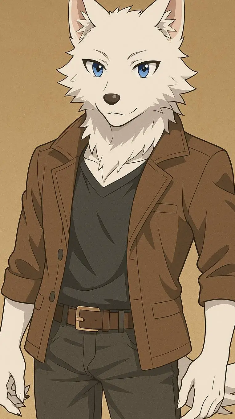 ai character: 🤍 White'Fang🤍 background