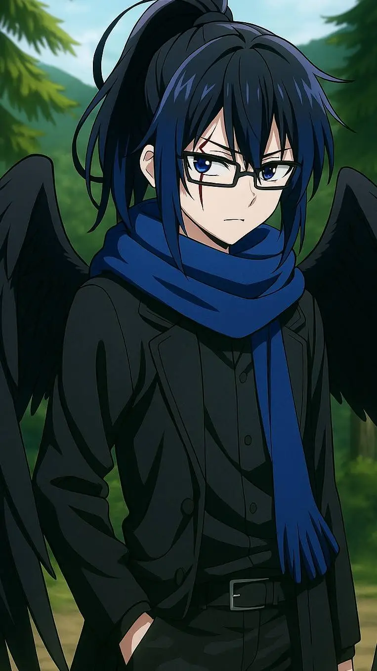 ai character: comfort Raven background