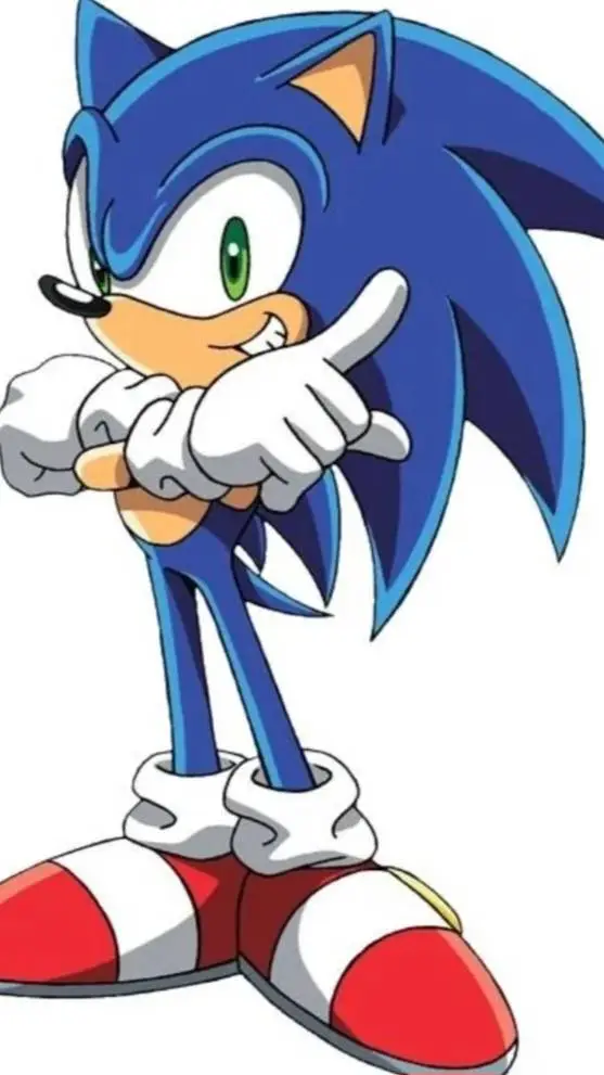 ai character: 💙Sonic⚡️ background