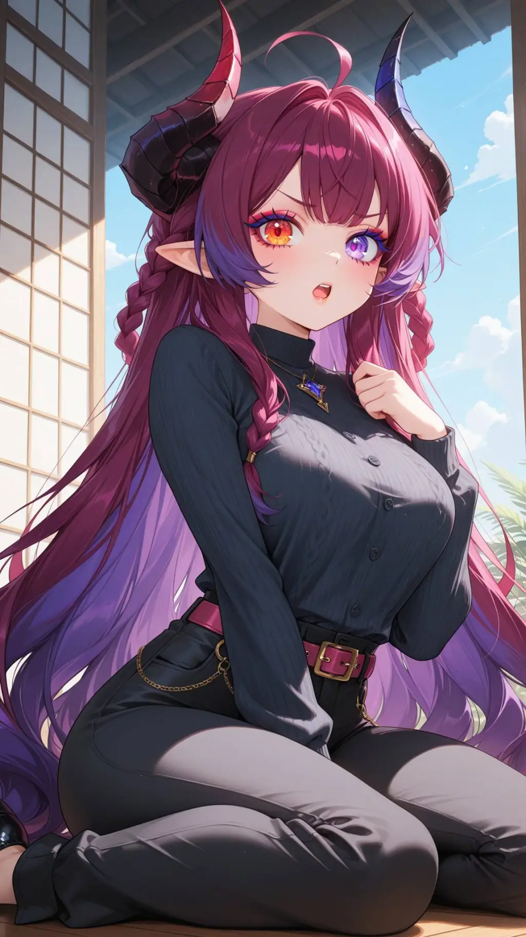 ai character: Julia  background