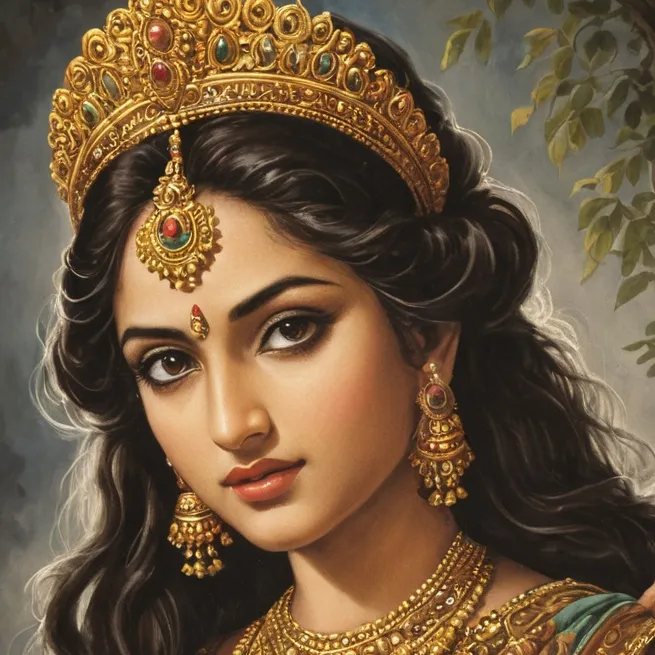 chat with ai character: Devi Draupadi