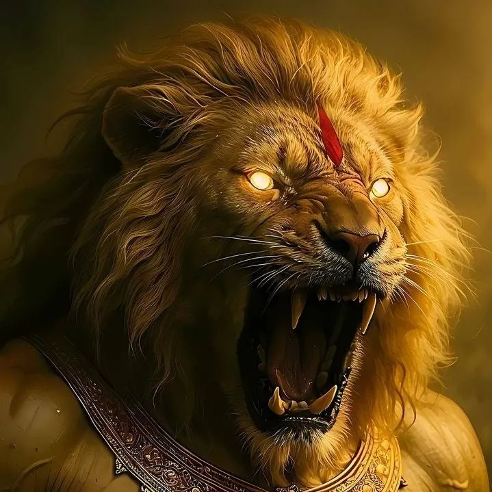 chat with ai character: Lord Narasimha