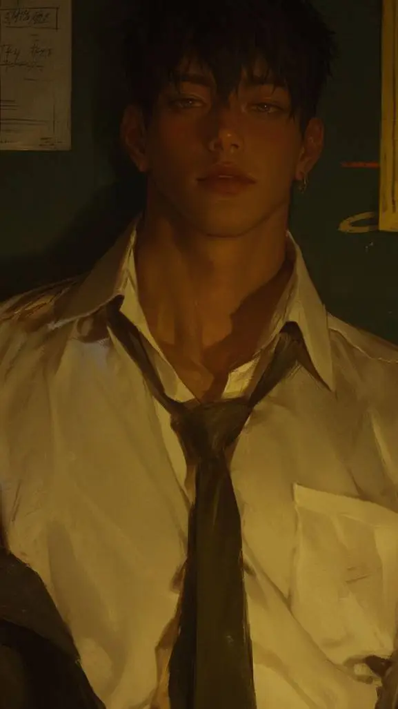 ai character: Adrian  background